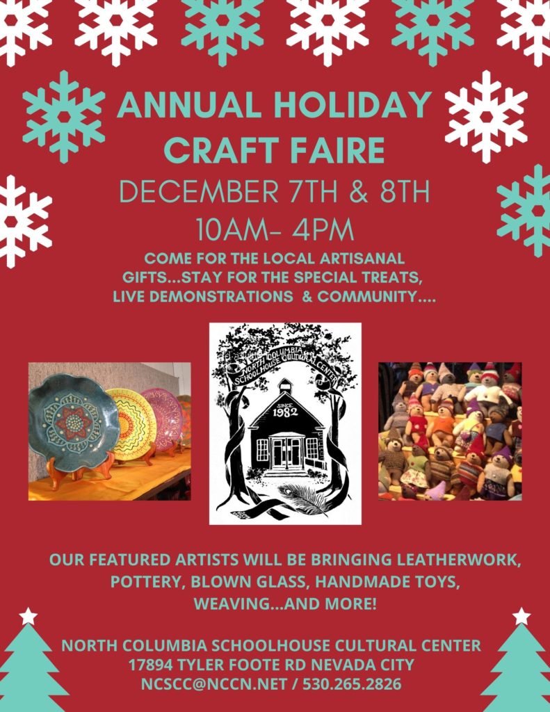 North Columbia Schoolhouse Cultural Center » Annual Holiday Craft Faire ...