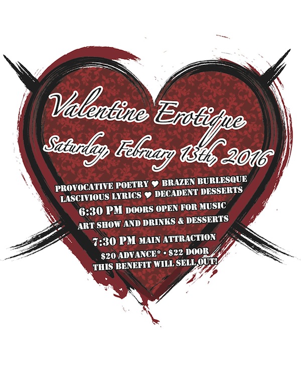 Valentine Erotique | Saturday, February 13, 2016